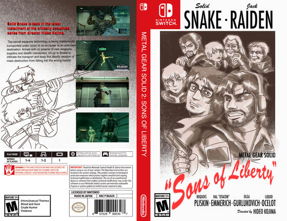 METAL GEAR SOLID BOX ART INSPIRED BY "CASABLANCA"
