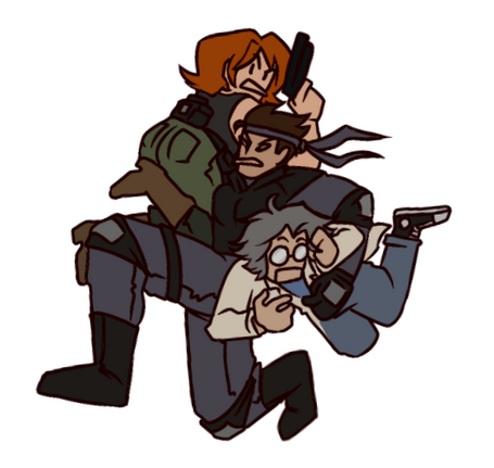 METAL GEAR SOLID STICKER DESIGN