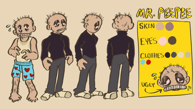 REF SHEET FOR MISTER PEEPEE